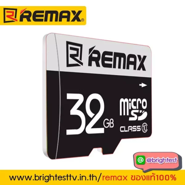 REMAX Micro SD Card 32GB Class 10 (เมมโมรี่การ์ดของแท้ 100%)